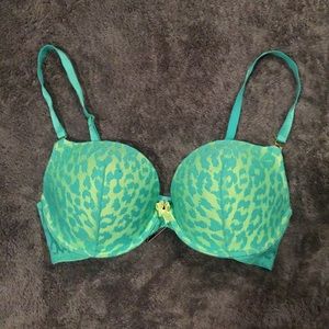 VS Green Very Sexy Padded Demi Bra